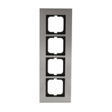 Busch-Jaeger Rahmen vierfach edelstahl, Retail