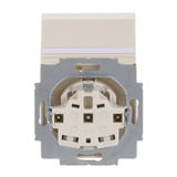 Busch-Jaeger Schutzkontakt Steckdosen Einsatz weiß, Retail