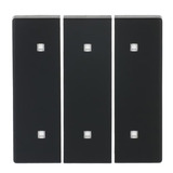 Busch-Jaeger Wippe dreifach Elektroniktaster schwarz, Retail