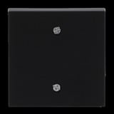 Busch-Jaeger Zentralscheibe für Zugschalter mit Schraubbefestigung, Abdeckung schwarz, Retail