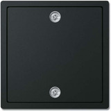 Busch-Jaeger Zentralscheibe für Zugschalter mit Schraubbefestigung, Abdeckung schwarz, Retail