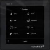 Homematic IP Glasdisplay - plus (HmIP-WGD-PL), Bedienteil schwarz