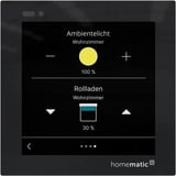 Homematic IP Glasdisplay - plus (HmIP-WGD-PL), Bedienteil schwarz
