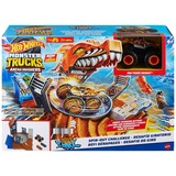 Hot Wheels Monster Trucks Arena World: Semi-Finals Asst - Tiger Shark's Spin Out Frenzy, Rennbahn inkl. 3 Spielzeugautos