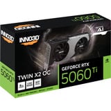 INNO3D GeForce RTX 5060 Ti TWIN X2 OC 8GB, Grafikkarte DLSS 4, 3x DisplayPort, 1x HDMI 2.1