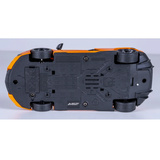 Jamara Lamborghini Revuelto Diecast, Modellfahrzeug orange, Maßstab 1:32, inkl. Knopfzellen, Rückzugmotor