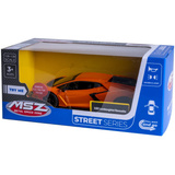 Jamara Lamborghini Revuelto Diecast, Modellfahrzeug orange, Maßstab 1:32, inkl. Knopfzellen, Rückzugmotor