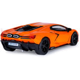 Jamara Lamborghini Revuelto Diecast, Modellfahrzeug orange, Maßstab 1:32, inkl. Knopfzellen, Rückzugmotor