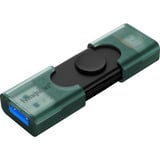Kingston DataTraveler Duo 128GB, USB-Stick grün/schwarz, USB-A, USB-C