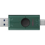 Kingston DataTraveler Duo 128GB, USB-Stick grün/schwarz, USB-A, USB-C