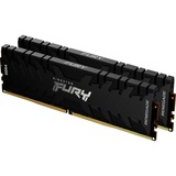 Kingston FURY DIMM 16 GB DDR4-3200 Kit, Arbeitsspeicher schwarz, KF432C16RBK2/16, Renegade