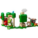 LEGO 71406 Super Mario Yoshis Geschenkhaus – Erweiterungsset, Yoshi Figur, Konstruktionsspielzeug baubares Spielzeug, Yoshi Figur, zum kombinieren mit Mario, Luigi oder Peach Starterset