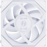 Lian Li UNI FAN TL120 LCD Reverse Blade, Gehäuselüfter weiß
