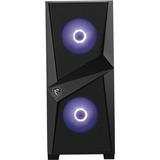 MSI MAG FORGE 100M, Tower-Gehäuse schwarz, Tempered Glass
