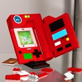 Mattel MEGA Pokémon Kanto-Region Pokédex Bauset für Sammler, Konstruktionsspielzeug 322 Teile