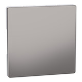 Merten Blindabdeckung Nickelmetallic System Design MEG4075-6050 grau, Retail