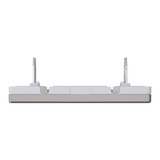 Merten Blindabdeckung Nickelmetallic System Design MEG4075-6050 grau, Retail