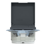 Merten Schutzkontaktsteckdose mit Klappdeckel anthrazit, Retail