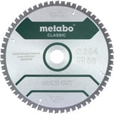 Metabo Kreissägeblatt "multi cut - classic", 254x30 Z60 FZ/TZ 5°neg für halbstationäre Kreissägen