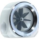 RAIJINTEK RJK - FLOW METER WHITE, Durchflussanzeiger weiß