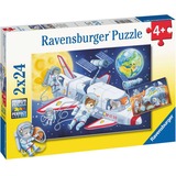 Ravensburger Kinderpuzzle Reise durch den Weltraum 2x 24 Teile