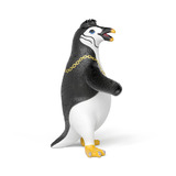 Schleich Die Schule der magischen Tiere - Juri der Pinguin mit Goldkette, Spielfigur 