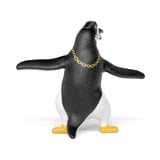 Schleich Die Schule der magischen Tiere - Juri der Pinguin mit Goldkette, Spielfigur 
