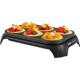 Tefal Wokparty Duo Tischgrill, Elektrogrill schwarz, 1.000 Watt