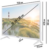 Telefunken XH32SN550S-W, LED-Fernseher 80 cm (32 Zoll), weiß, WXGA, Triple Tuner, SmartTV