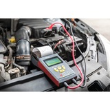 VIGOR Batterie-Tester V7548, für 12V / 24V, Messgerät grau, für Auto- und Motorrad-Batterien