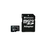 Verbatim microSDHC 16 GB Class 10, Speicherkarte schwarz, UHS-I U1, Class 10, V10