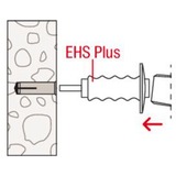 fischer Einschlaganker EA II M6 R, Dübel edelstahl, 100 Stück, rostfrei