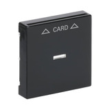 0 Zentralscheibe für Cardschalter mit Symbolik und Kalotte, Abdeckung anthrazit, Retail