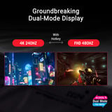 ASUS ROG Swift OLED PG32UCWM, Gaming-Monitor 80 cm (31.5 Zoll), schwarz, UltraHD/4K, Dual Mode, USB-C, DP, HDMI, 240Hz Panel