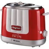 Ariete Hot Dog Maker Party Time rot/weiß, 650 Watt, 50's Style