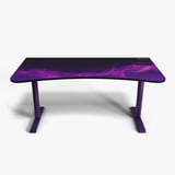 Arozzi Arena Gaming Desk, Gaming-Tisch lila, Large - Deep Purple - Galaxy