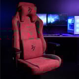 Arozzi Vernazza Supersoft Fabric, Gaming-Stuhl rot, Bordeaux