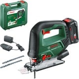 Bosch Akku-Stichsäge AdvancedSaw 18V-140, 18Volt grün, Li-Ionen Akku 2,0Ah, Koffer, POWER FOR ALL ALLIANCE