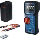 Bosch Digitales Multimeter GDM 600-15 Professional, Messgerät blau/schwarz, 2x Batterien, Tasche
