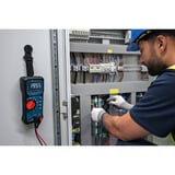 Bosch Digitales Multimeter GDM 600-15 Professional, Messgerät blau/schwarz, 2x Batterien, Tasche