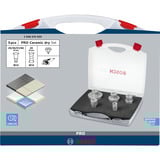 Bosch PRO Ceramic dry X-LOCK Bohrkronen-Set, Ø 20 - 68mm, Bohrer-Satz 5-teilig, für kleine Winkelschleifer