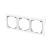 Busch-Jaeger Abdeckrahmen dreifach weiß, Retail