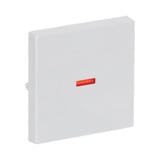 Busch-Jaeger Kontroll-Wippe davos für Ausschalter, Wechselschalter, Kreuzschalter und Taster 1789-84 weiß (glänzend), Retail