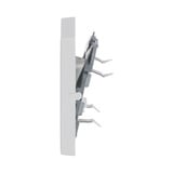 Busch-Jaeger Kontroll-Wippe davos für Ausschalter, Wechselschalter, Kreuzschalter und Taster 1789-84 weiß (glänzend), Retail