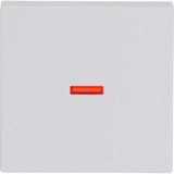 Busch-Jaeger Kontroll-Wippe davos für Ausschalter, Wechselschalter, Kreuzschalter und Taster 1789-84 weiß (glänzend), Retail