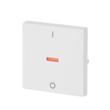 Busch-Jaeger Kontrollwippe mit Aufdruck Ein Aus weiß (matt), Retail