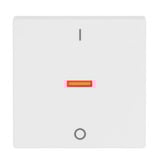 Busch-Jaeger Kontrollwippe mit Aufdruck Ein Aus weiß (matt), Retail