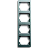 Busch-Jaeger Rahmen vierfach senkrecht alpha 1734 KA-266 titan, Retail