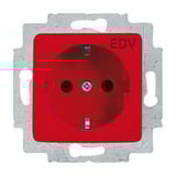Busch-Jaeger Schutzkontaktsteckdose Steckdosen-Einsatz rot, Retail