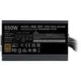 Cooler Master MWE BRONZE 550 V3 230V, PC-Netzteil schwarz, 2x PCIe, 550 Watt